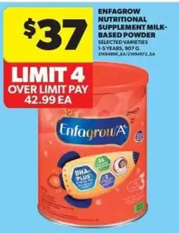 Real Canadian Superstore Enfagrow A nutritional supplement milk-based powder offer