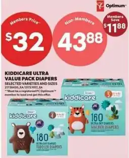 Real Canadian Superstore Kiddicare ultra value pack diapers offer