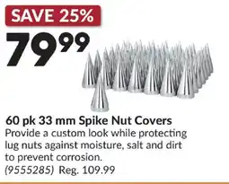 Princess Auto Spike Nut Covers offer