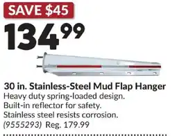 Princess Auto Stainless-Steel Mud Flap Hanger offer