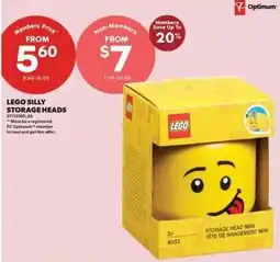 Real Canadian Superstore LEGO Silly Storage Heads offer