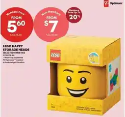 Real Canadian Superstore Lego happy storage heads offer