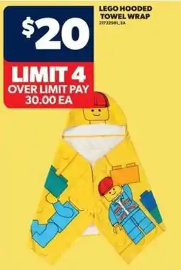 Real Canadian Superstore Lego hooded towel wrap offer