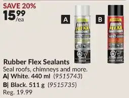 Princess Auto Rubber Flex Sealants offer