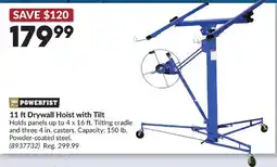 Princess Auto Powerfist 11 ft Drywall Hoist with Tilt offer