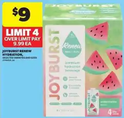 Real Canadian Superstore Joyburst renew hydration offer