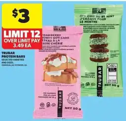 Real Canadian Superstore Trubar protein bars offer