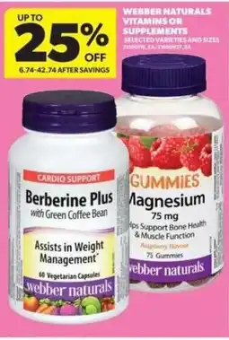 Real Canadian Superstore Webber naturals Berberine Plus with Green Coffee Bean offer