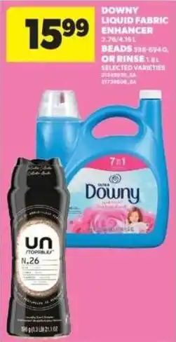 Real Canadian Superstore Downy liquid fabric enhancer offer