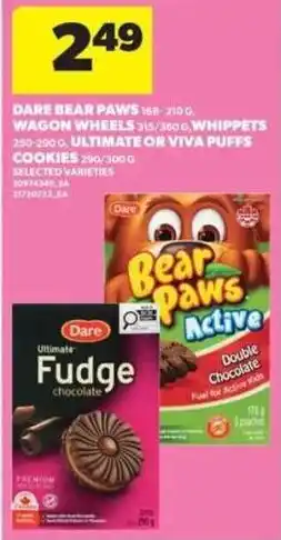 Real Canadian Superstore Dare Bear Paws Active Double Chocolate offer