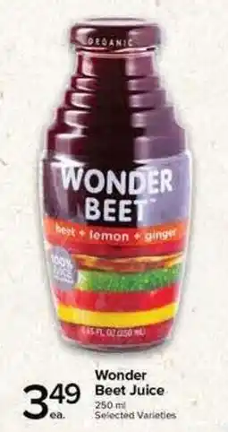 Metro Wonder Beet Juice offer