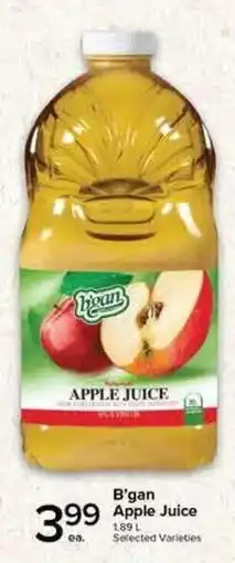 Metro B'gan Apple Juice offer