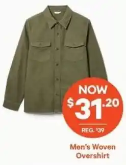 Real Canadian Superstore Men's Woven Overshirt offer