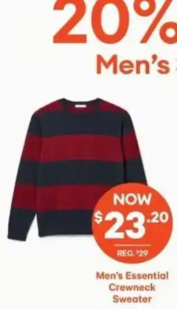 Real Canadian Superstore Men's Essential Crewneck Sweater offer
