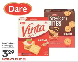 Longo's Dare crackers offer