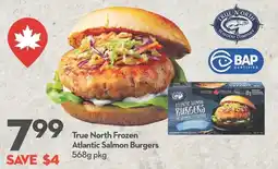 Longo's True North Atlantic Salmon Burgers offer