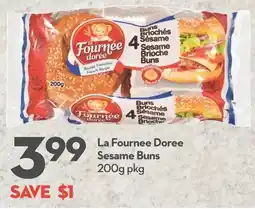 Longo's La Fournee Doree Sesame Buns offer