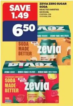 Real Canadian Superstore Zevia zero sugar soda selected varieties offer