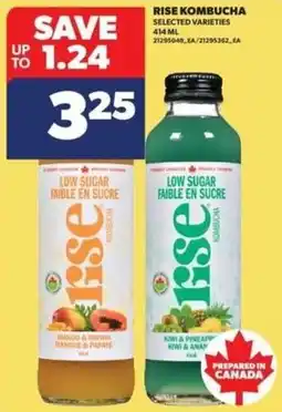 Real Canadian Superstore Rise kombucha offer