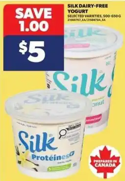 Real Canadian Superstore Silk dairy-free yogurt offer