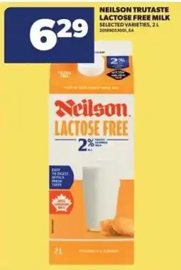 Real Canadian Superstore Neilson lactose free milk offer