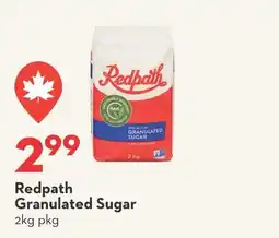 Longo's Redpath Granulated Sugar offer
