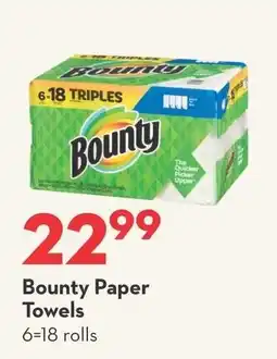 Longo's Bounty Paper Towels offer