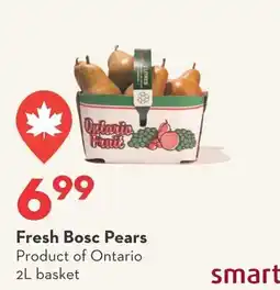 Longo's Fresh Bosc Pears offer
