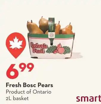 Longo's Fresh Bosc Pears offer