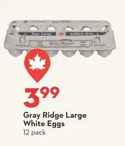 Longo's Gray Ridge Large White Eggs offer