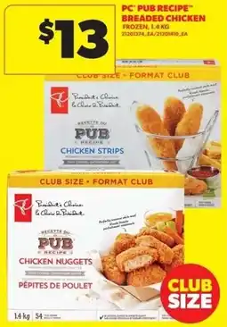 Real Canadian Superstore PC pub recipe chicken strips offer