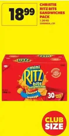 Real Canadian Superstore Christie ritz bits sandwiches pack offer