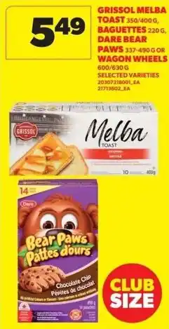 Real Canadian Superstore Grissel Melba Toast offer