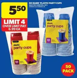 Real Canadian Superstore No Name plastic party cups offer