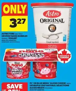 Real Canadian Superstore Astro original yogurt offer