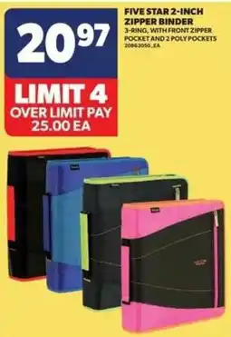 Real Canadian Superstore Five Star 2-inch zipper binder offer