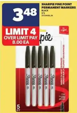 Real Canadian Superstore Sharpie fine point permanent markers offer