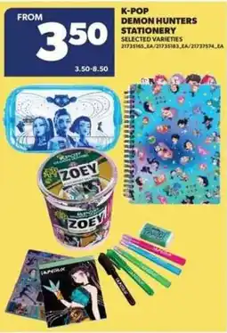 Real Canadian Superstore K-pop demon hunters stationery offer