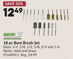 Princess Auto Grip 18 pc Bore Brush Set offer