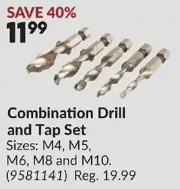 Princess Auto Combination Drill and Tap Set offer
