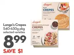 Longo's Longo's crepes offer