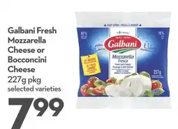 Longo's Galbani Fresh Mozzarella Cheese or Bocconcini Cheese offer