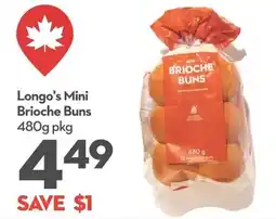 Longo's Longo's mini brioche buns offer