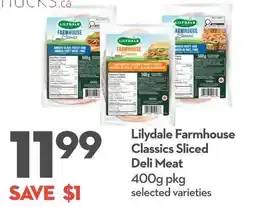 Longo's Lilydale Farmhouse Classics Sliced Deli Meat offer