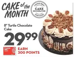 Longo's Cake of the Month 8" Turtle Chocolate Cake offer
