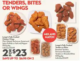 Longo's Longo's chicken wings tenders or bites offer