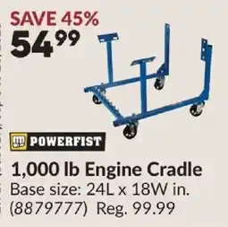 Princess Auto Powerfist 1,000 lb Engine Cradle offer