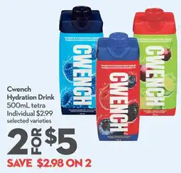 Longo's Cwench Hydration Drink offer