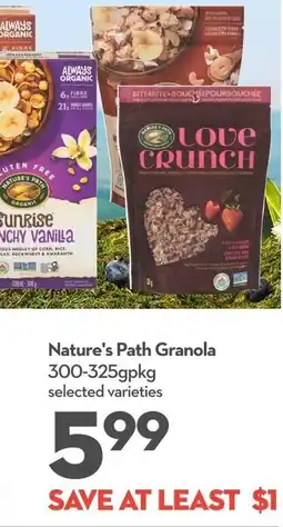 Longo's Nature's Path Granola offer