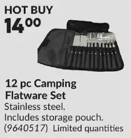 Princess Auto 12 pc Camping Flatware Set offer
